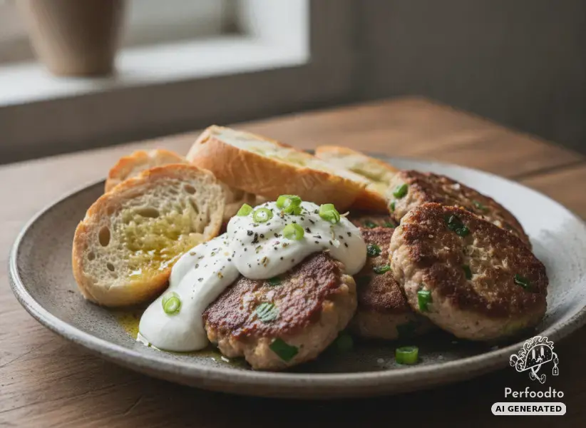 Greek meatballs with yogurt