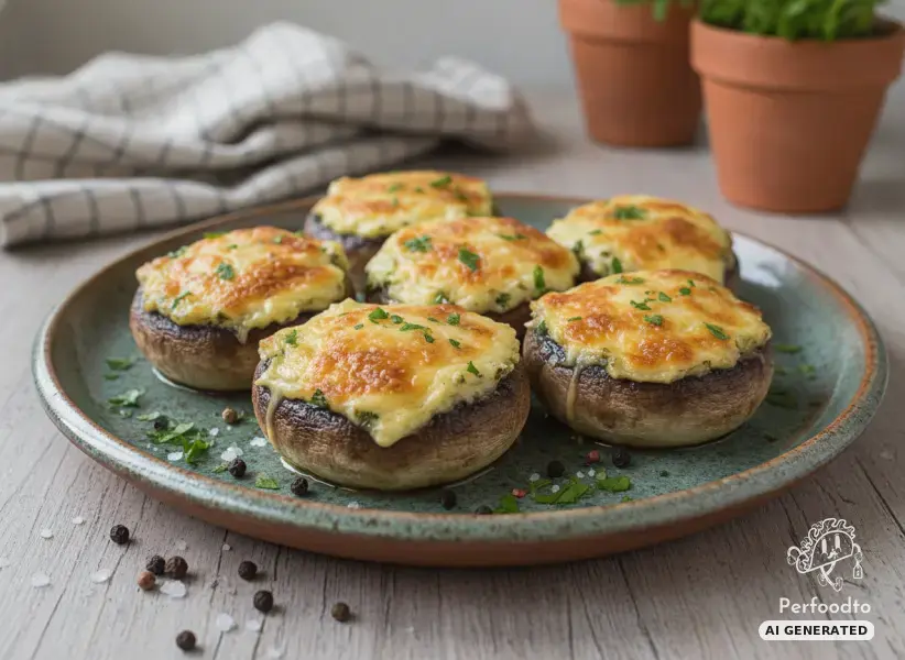 Stuffed mushrooms from the oven