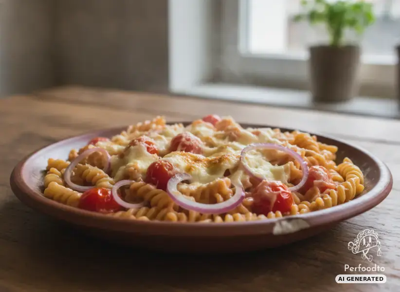Quick one pot pasta with snack tomatoes and cream cheese