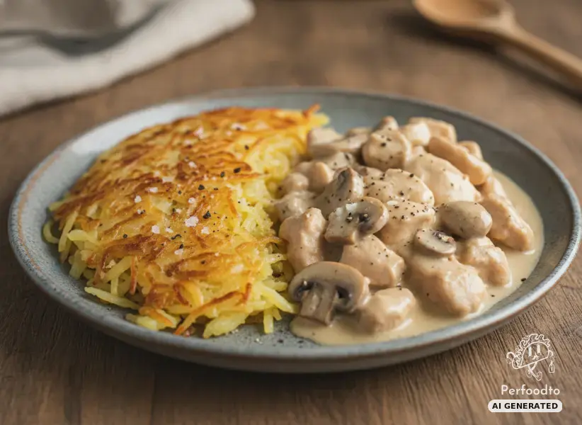 Zürcher Geschnetzeltes mit Rösti