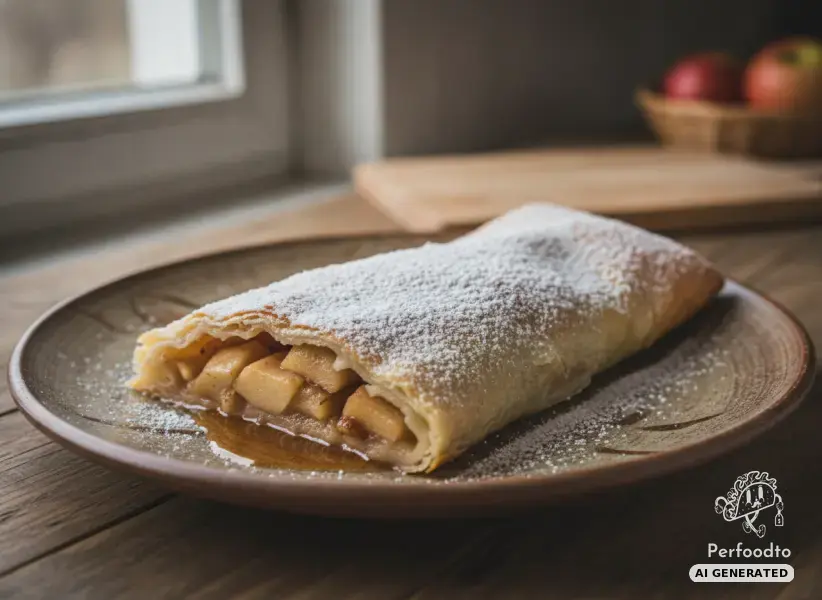 Traditional Austrian Apple Strudel