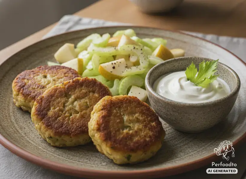 Gemüselaibchen mit Sellerie und Birne