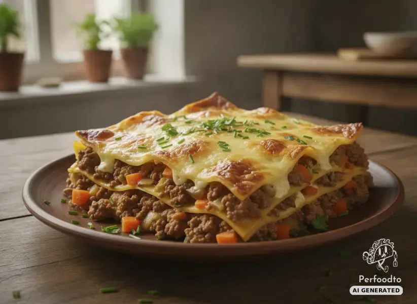 Deftige Lasagne mit Rinderfaschiertem und Gouda